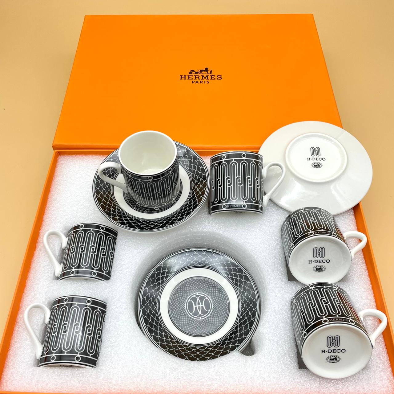 Hermes Turkish coffee set of six